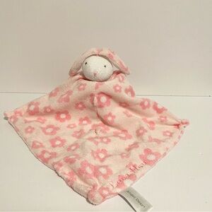 Angel Dear Flower Bunny Lovey Pink Baby Plush Security Blanket Soft Cuddle Toy